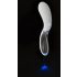 Liaison Curve - oplaadbare, LED vibrator (transparant-wit)