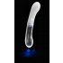 You2toys Liaison - siliconen-glas LED vibrator (transparant-wit)