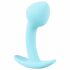 Cuties Mini Buttplug - siliconen anale dildo - blauw (2,6 cm)