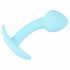 Cuties Mini Buttplug - siliconen anale dildo - blauw (2,6 cm)