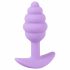 Cuties Mini Buttplug - siliconen anale dildo - paars (2,8cm)