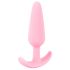 Cuties Mini Anaalplug - silicon - roze (2,1cm)