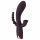 Javida - 3-in-1 kralen- en tongvibrator (paars)