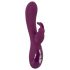 SMILE - oplaadbare 3-motorige vibrator met clitorisstimulator (paars)