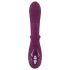 SMILE - oplaadbare 3-motorige vibrator met clitorisstimulator (paars)