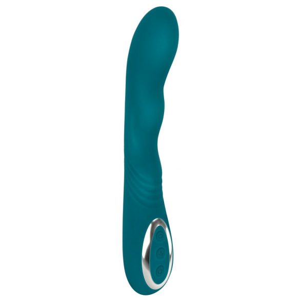 SMILE - oplaadbare, waterdichte roterende G-spot vibrator (groen)