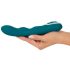 SMILE - oplaadbare, waterdichte roterende G-spot vibrator (groen)