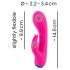 You2Toys bunt. - oplaadbare, waterdichte clitorisstimulator (roze)