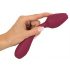 You2Toys Rosenrot - buigzame rozenknop G-spot vibrator (rood)