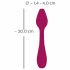 You2Toys Rosenrot - buigzame rozenknop G-spot vibrator (rood)