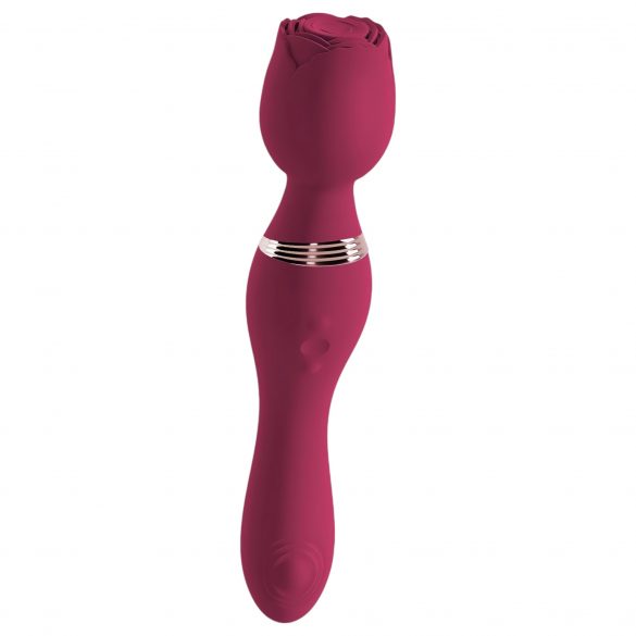 You2Toys Rosenrot - oplaadbare rozen massage vibrator (rood)