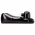 Louisiana Lounger - seksbed met ingebouwde vibrator (zwart)