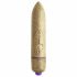 RO-80mm - kleine lipstick vibrator (7 ritmes) - goud