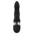 Zwarte USB-twee-motorige vibrator SMILE