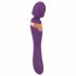 Javida Dubbele - massager vibrator (paars)