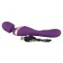 Javida Dubbele - massager vibrator (paars)