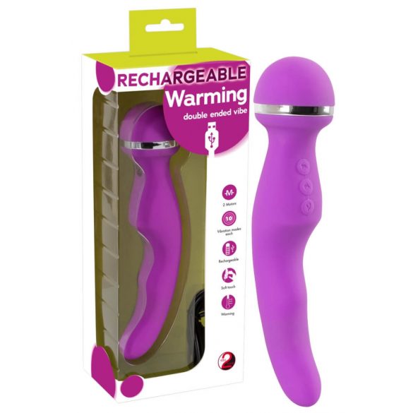 You2Toys - Verwarmend - Oplaadbare Verwarmde Massager Vibrator (Roze)