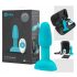 b-Vibe Rimming - roterende parels anale vibrator (turkoois)