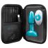 b-Vibe Rimming - roterende parels anale vibrator (turkoois)