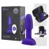 b-Vibe Rimming - roterende kralen anale vibrator (paars)