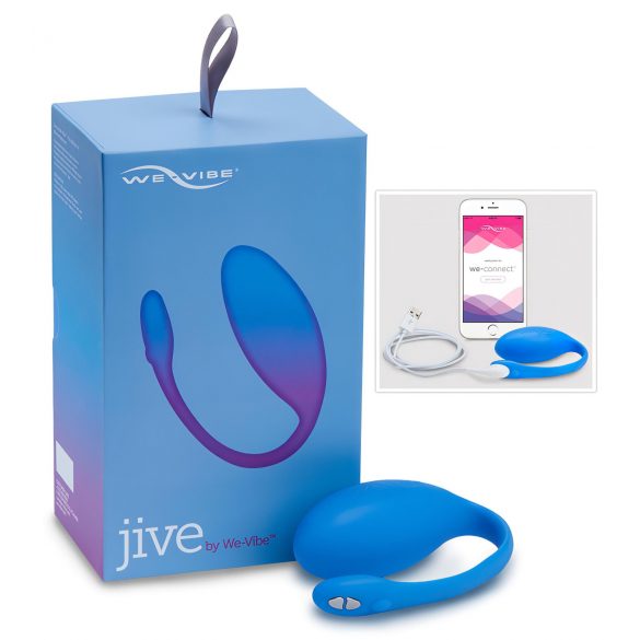 We-Vibe Jive - oplaadbare, slimme tril-ei (blauw)