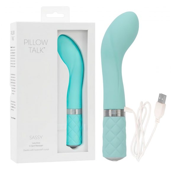 Pillow Talk Sassy - oplaadbare G-spot vibrator (turkoois)