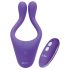 BeauMents Doppio 2 - Rechargeable, Wireless, Triple Motor Couples Vibrator (Purple) 