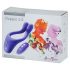 BeauMents Doppio 2 - Rechargeable, Wireless, Triple Motor Couples Vibrator (Purple) 