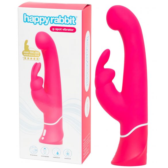 Happyrabbit G-spot - waterdichte, oplaadbare klitorisstimulator (roze)