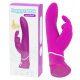 Happyrabbit Curve - oplaadbare vibrator met clitorisstimulator (paars)