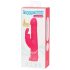 Happyrabbit Thrusting - oplaadbare, clitorisstimulerende stotende vibrator (roze)