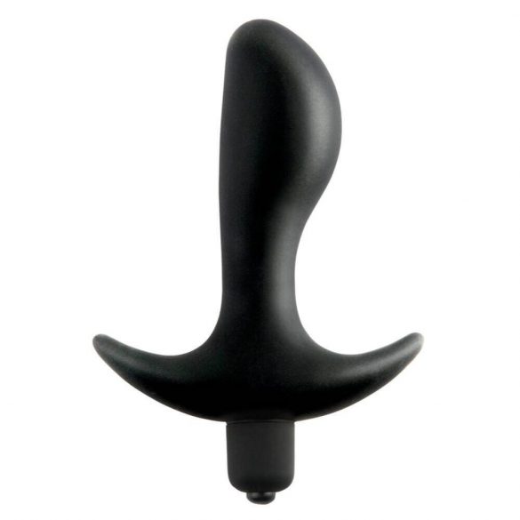 Waterproof Silicone Prostate Vibrator (Black) 