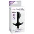 Waterproof Silicone Prostate Vibrator (Black) 