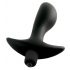 Waterproof Silicone Prostate Vibrator (Black) 