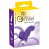 SMILE vinger - golvend, siliconen vinger vibrator (paars)