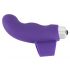 SMILE vinger - golvend, siliconen vinger vibrator (paars)