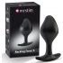 mystim Rocking Force S - elektro plug dildo - klein (zwart)