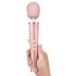 Le Wand Petite - exclusieve, oplaadbare vibratiemasseur (roze-goud)