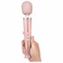 Le Wand Petite - exclusieve, oplaadbare vibratiemasseur (roze-goud)