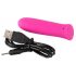 SMILE Power Bullett - heroplaadbare, extra krachtige kleine lipstick vibrator (roze)