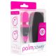 PalmPower Pocket Wand - mini massage vibrator (roze-zwart)