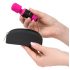 PalmPower Pocket Wand - mini massage vibrator (roze-zwart)