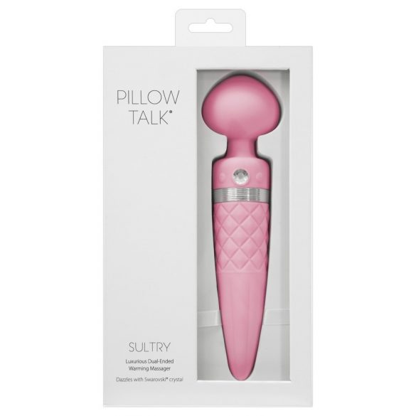 Pillow Talk Sultry - verwarmende, 2-in-1 vibrator (roze)