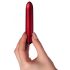 Scarlet Velvet - mini vibratie lipstick (10 ritmes) - rood