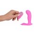 SMILE G-Spot Panty - oplaadbare, draadloze vibrator voor bevestiging (roze)