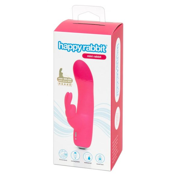 Happyrabbit Mini Konijn - oplaadbare vibrator (roze)