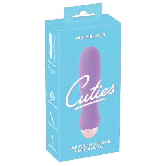 Cuties Mini Paars - oplaadbare, siliconen vibratorsje (paars)