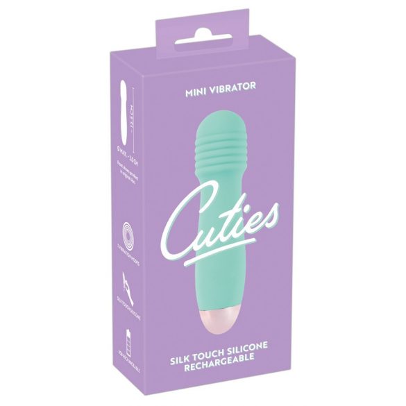 Cuties Mini Wand - oplaadbare mini massager vibrator (groen)