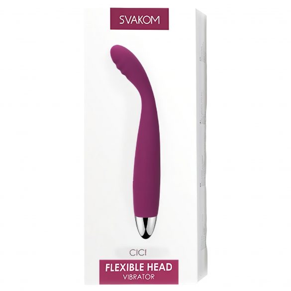 Svakom Cici - oplaadbare, buigzame G-spot vibrator (paars)