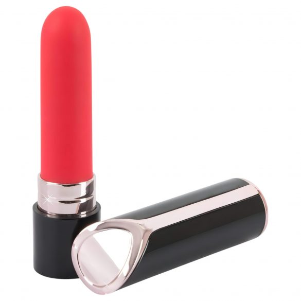 You2Toys - oplaadbare lipstick vibrator (rood-zwart)